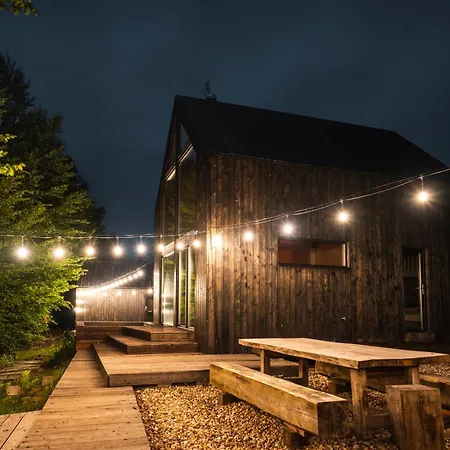 Schody Do Wody Z Linia Brzegowa Kaszuby Sauna Goraca Balia Chalet