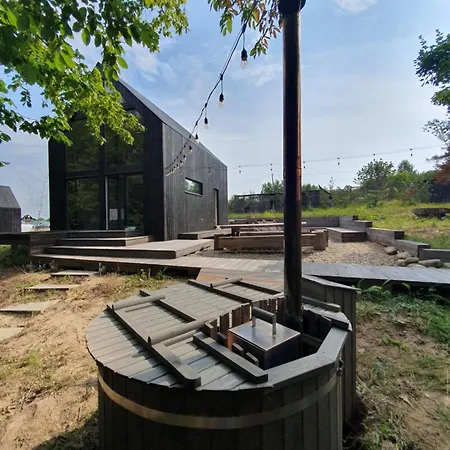 Alpstuga Schody Do Wody Z Linia Brzegowa Kaszuby Sauna Goraca Balia *