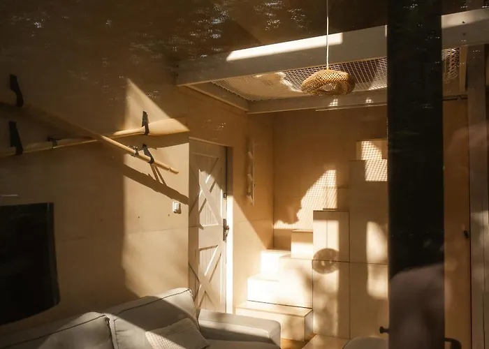 Schody Do Wody Z Linia Brzegowa Kaszuby Sauna Goraca Balia Chalet