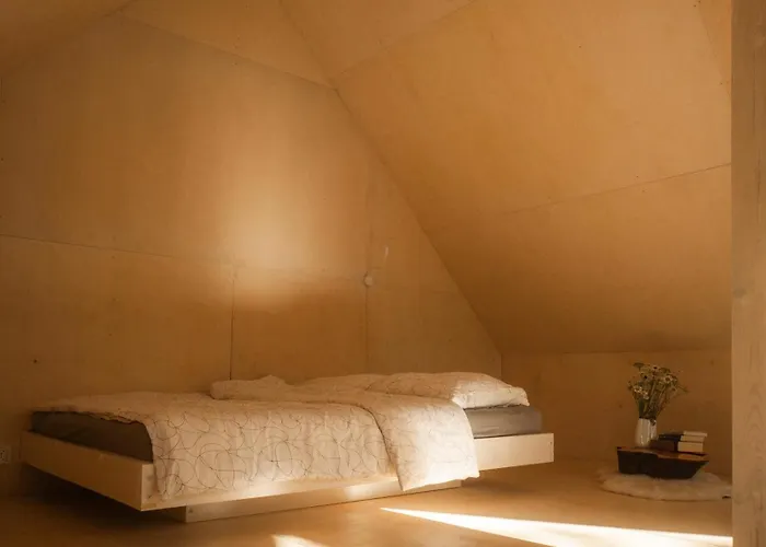 木屋 Schody Do Wody Z Linia Brzegowa Kaszuby Sauna Goraca Balia