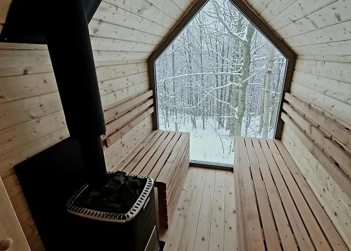 Chalet Schody Do Wody Z Linia Brzegowa Kaszuby Sauna Goraca Balia *