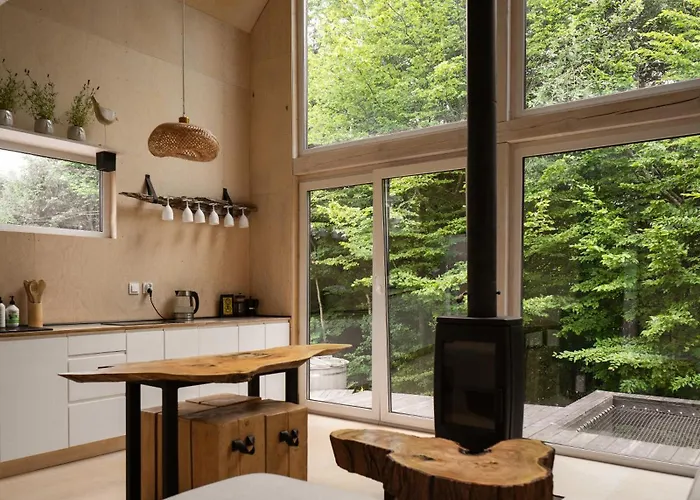 Chalet Schody Do Wody Z Linia Brzegowa Kaszuby Sauna Goraca Balia *