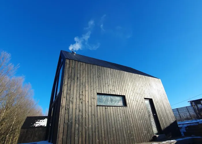 Schody Do Wody Z Linia Brzegowa Kaszuby Sauna Goraca Balia 木屋