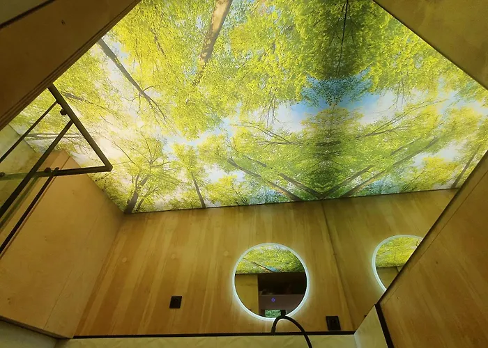 Schody Do Wody Z Linia Brzegowa Kaszuby Sauna Goraca Balia Chalet